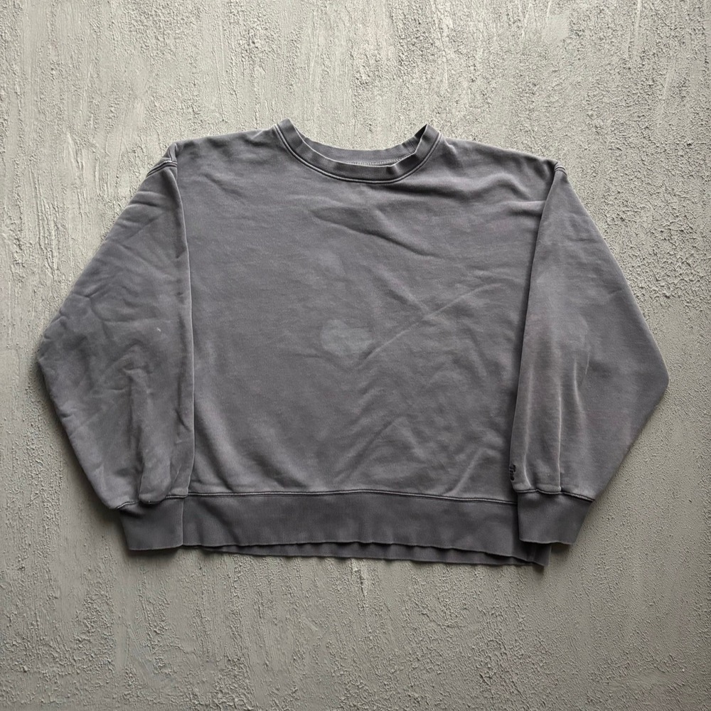 AritziaTna Cozy AF Fleece Sweatshirt Women Size 3 Grey Y2K